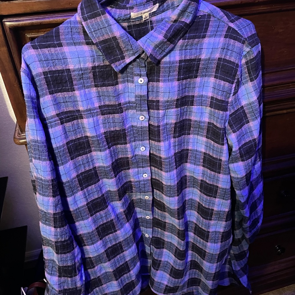Merkai Moon Plaid Flannel